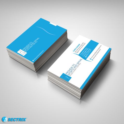 Prohealth Sports and Spinal Business Card