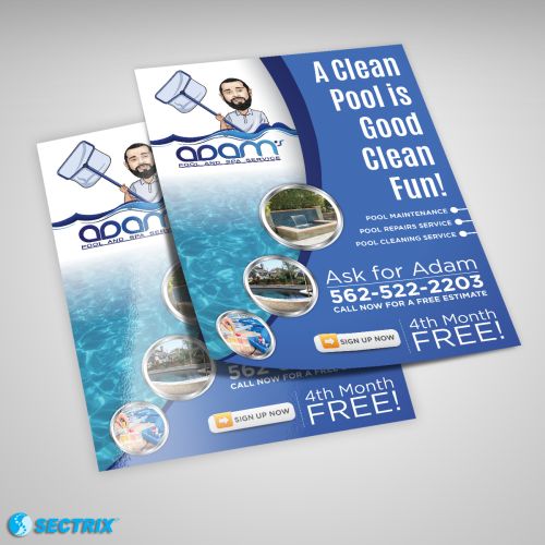 Adam Pool and Spa Services Flyer